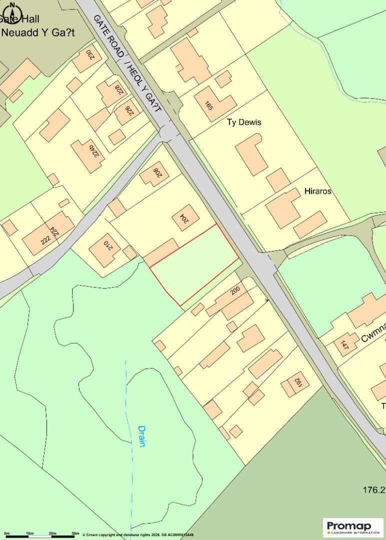 Approximately 0.194 acres of agricultural land, Gate Road, Penygroes, Ammanford, SA14 7RW